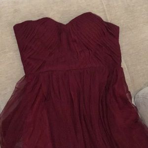 Birdy Grey Merlot Christina Wrap Bridesmaid Dress